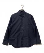 BLACK LABEL CRESTBRIDGEブラックレーベル クレストブリッジ）の古着「レギュラーカラーシャツ」｜ブラック