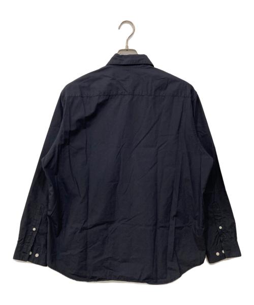 BLACK LABEL CRESTBRIDGE（ブラックレーベル クレストブリッジ）BLACK LABEL CRESTBRIDGE (ブラックレーベル クレストブリッジ) レギュラーカラーシャツ ブラック サイズ:XLの古着・服飾アイテム