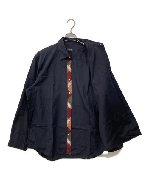 BLACK LABEL CRESTBRIDGE（ブラックレーベル クレストブリッジ）BLACK LABEL CRESTBRIDGE (ブラックレーベル クレストブリッジ) レギュラーカラーシャツ ブラック サイズ:XLの古着・服飾アイテム