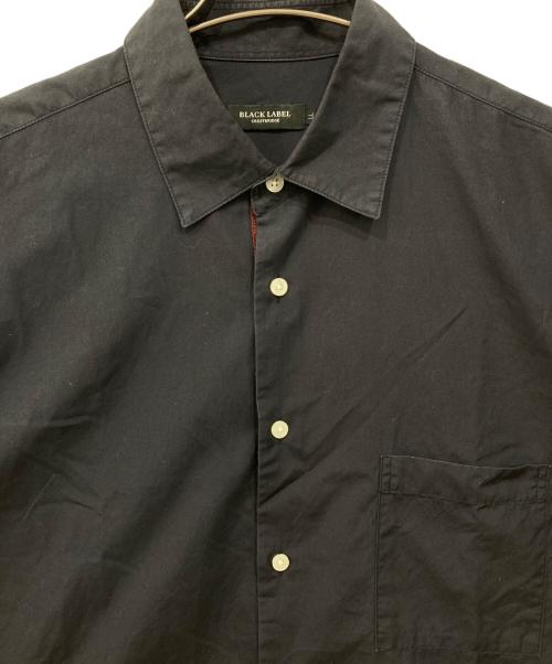 BLACK LABEL CRESTBRIDGE（ブラックレーベル クレストブリッジ）BLACK LABEL CRESTBRIDGE (ブラックレーベル クレストブリッジ) レギュラーカラーシャツ ブラック サイズ:XLの古着・服飾アイテム