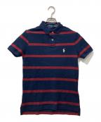 POLO RALPH LAURENポロ・ラルフローレン）の古着「ポロシャツ」｜ネイビー×レッド