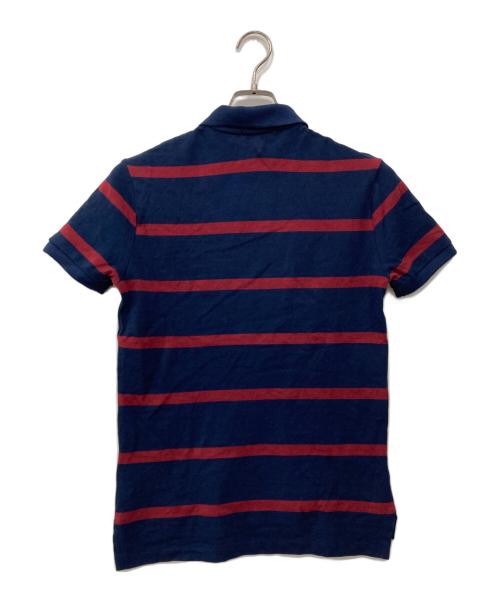 POLO RALPH LAUREN（ポロ・ラルフローレン）POLO RALPH LAUREN (ポロ・ラルフローレン) ポロシャツ ネイビー×レッド サイズ:XSの古着・服飾アイテム