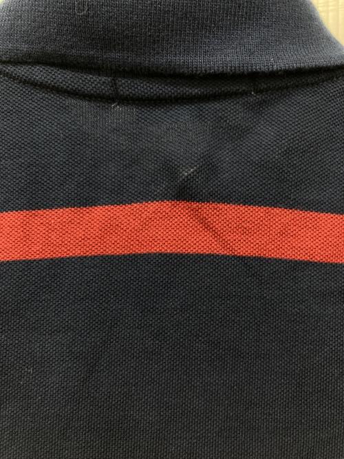 POLO RALPH LAUREN（ポロ・ラルフローレン）POLO RALPH LAUREN (ポロ・ラルフローレン) ポロシャツ ネイビー×レッド サイズ:XSの古着・服飾アイテム