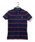 POLO RALPH LAUREN（ポロ・ラルフローレン）の古着「ポロシャツ」｜ネイビー×レッド