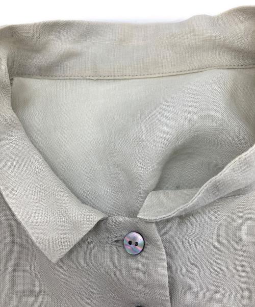 nest Robe（ネストローブ）nest Robe (ネストローブ) リネンブラウス グレー サイズ:記載なしの古着・服飾アイテム