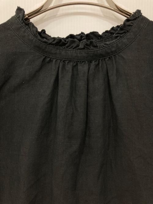 nest Robe（ネストローブ）nest Robe (ネストローブ) リネンブラウス ブラック サイズ:Freeの古着・服飾アイテム