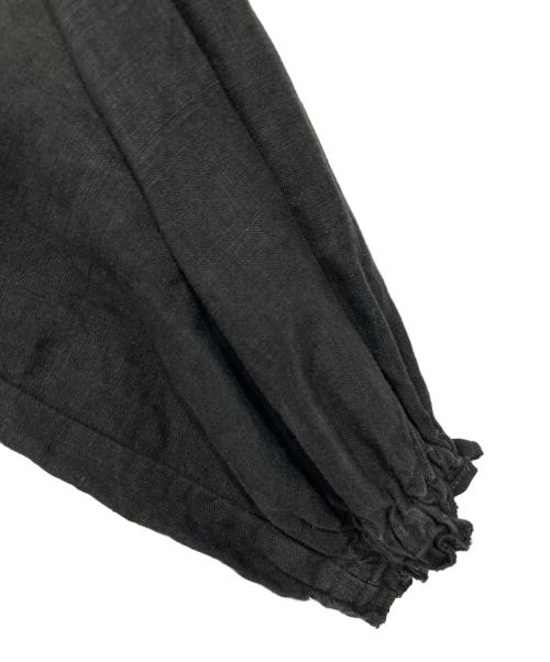 nest Robe（ネストローブ）nest Robe (ネストローブ) リネンブラウス ブラック サイズ:Freeの古着・服飾アイテム