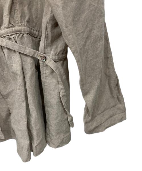 nest Robe（ネストローブ）nest Robe (ネストローブ) カシュクール リネンブラウス ベージュ サイズ:Freeの古着・服飾アイテム