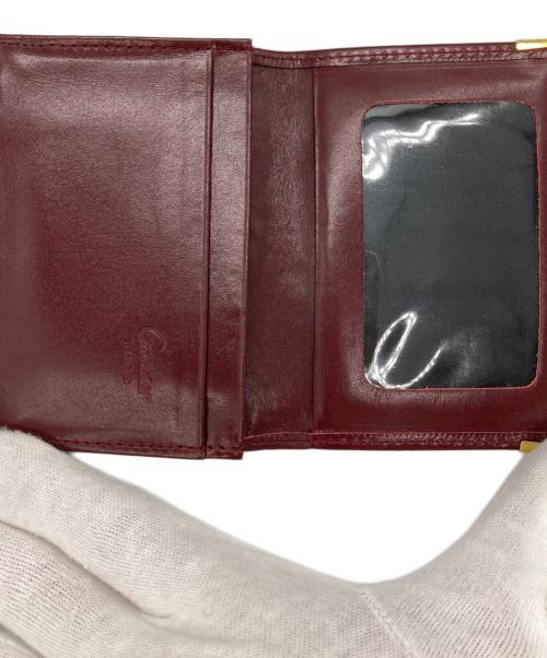 Cartier（カルティエ）Cartier (カルティエ) カードケース レッドの古着・服飾アイテム