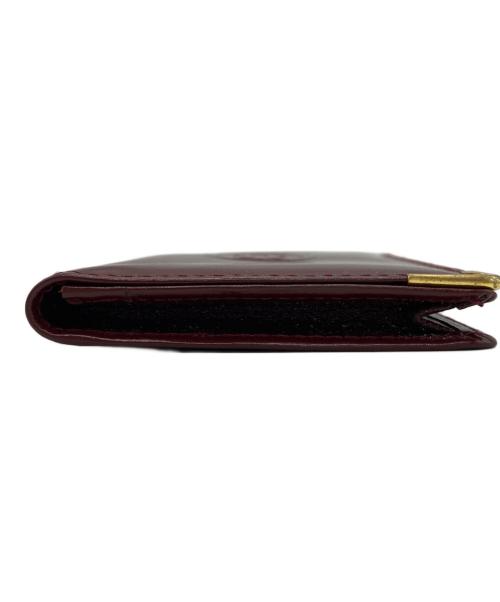 Cartier（カルティエ）Cartier (カルティエ) カードケース レッドの古着・服飾アイテム