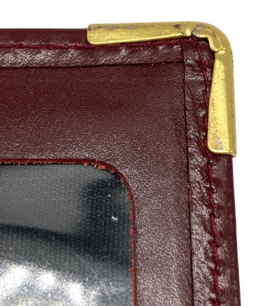 Cartier（カルティエ）Cartier (カルティエ) カードケース レッドの古着・服飾アイテム