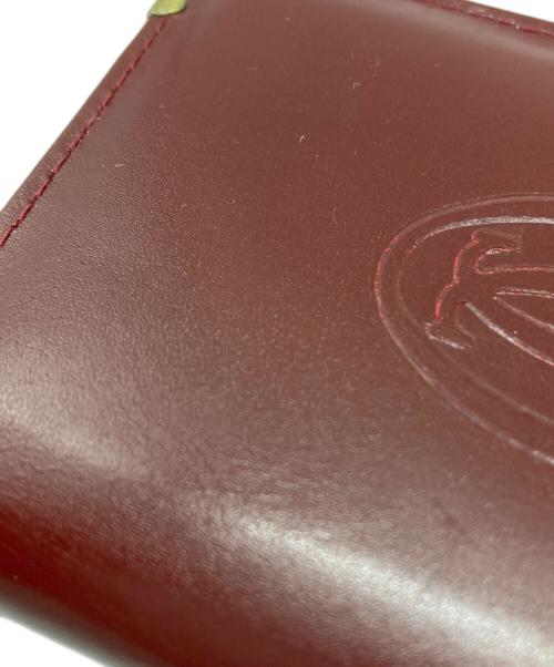 Cartier（カルティエ）Cartier (カルティエ) カードケース レッドの古着・服飾アイテム