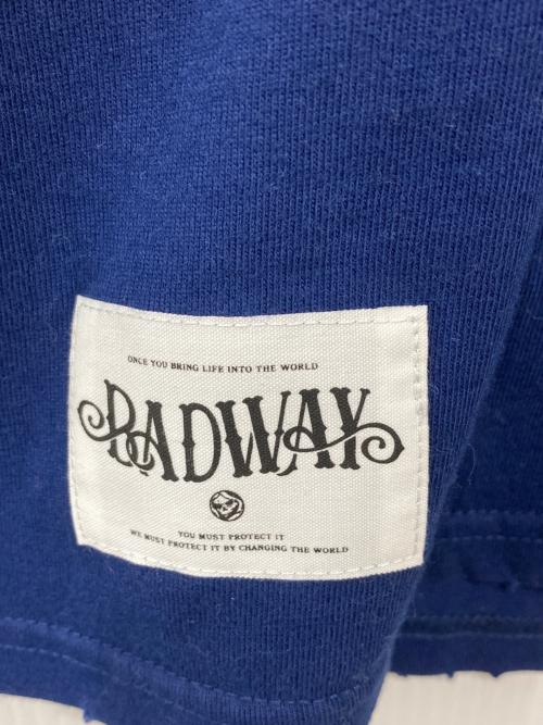 BADWAY（バッドウェイ）BADWAY (バッドウェイ) フラワースタッズグランジTシャツ ネイビー サイズ:Mの古着・服飾アイテム