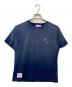 BADWAY（バッドウェイ）の古着「フラワースタッズグランジTシャツ」｜ネイビー