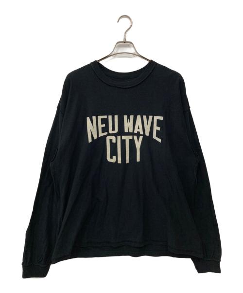 ISNESS MUSIC（イズネス ミュージック）ISNESS MUSIC (イズネス ミュージック) ロングスリーブカットソー ブラック サイズ:Freeの古着・服飾アイテム