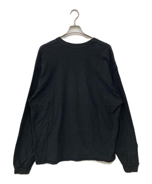 ISNESS MUSIC（イズネス ミュージック）ISNESS MUSIC (イズネス ミュージック) ロングスリーブカットソー ブラック サイズ:Freeの古着・服飾アイテム