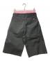 Dickies (ディッキーズ) CAMPHOR WOOD (カンファーウッド) レイヤードボクサーカットオフワイドチノショーツ グレー×ピンク サイズ:M：9000円