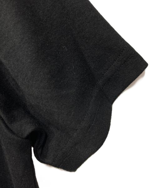Abuku（アブク）Abuku (アブク) 2レイヤードヘンリーラインストーンT ブラック サイズ:Mの古着・服飾アイテム