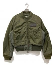 YOKE（ヨーク）の古着「コネクテッドミリタリーブルゾン」｜カーキ