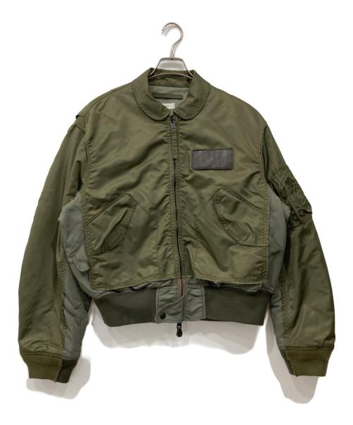 YOKE（ヨーク）YOKE (ヨーク) コネクテッドミリタリーブルゾン カーキ サイズ:2の古着・服飾アイテム