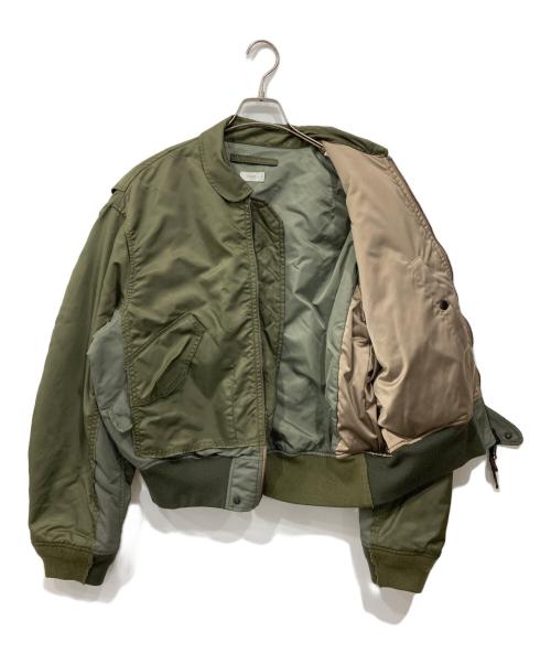 YOKE（ヨーク）YOKE (ヨーク) コネクテッドミリタリーブルゾン カーキ サイズ:2の古着・服飾アイテム