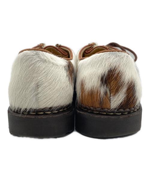 PARABOOT（パラブーツ）PARABOOT (パラブーツ) ハラコ風チロリアンシューズ ホワイト サイズ:41 1/2の古着・服飾アイテム
