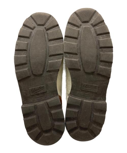 PARABOOT（パラブーツ）PARABOOT (パラブーツ) ハラコ風チロリアンシューズ ホワイト サイズ:41 1/2の古着・服飾アイテム