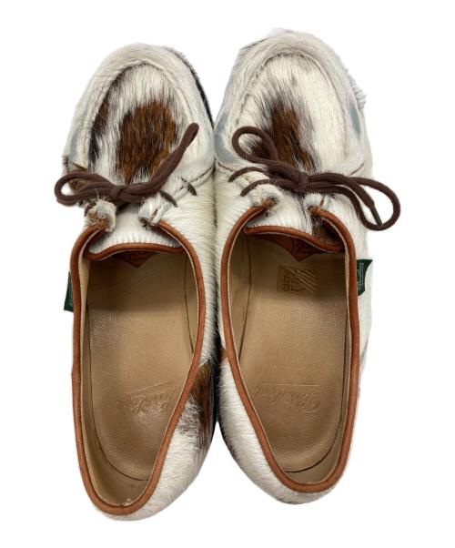 PARABOOT（パラブーツ）PARABOOT (パラブーツ) ハラコ風チロリアンシューズ ホワイト サイズ:41 1/2の古着・服飾アイテム