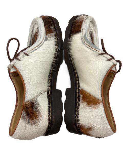 PARABOOT（パラブーツ）PARABOOT (パラブーツ) ハラコ風チロリアンシューズ ホワイト サイズ:41 1/2の古着・服飾アイテム