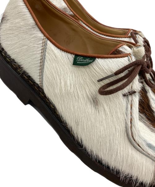 PARABOOT（パラブーツ）PARABOOT (パラブーツ) ハラコ風チロリアンシューズ ホワイト サイズ:41 1/2の古着・服飾アイテム