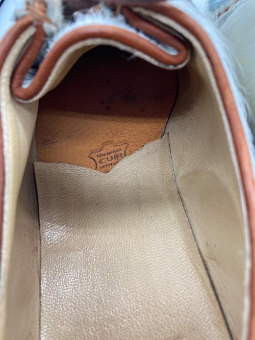 PARABOOT（パラブーツ）PARABOOT (パラブーツ) ハラコ風チロリアンシューズ ホワイト サイズ:41 1/2の古着・服飾アイテム