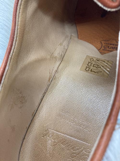PARABOOT（パラブーツ）PARABOOT (パラブーツ) ハラコ風チロリアンシューズ ホワイト サイズ:41 1/2の古着・服飾アイテム