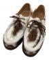 PARABOOT（パラブーツ）の古着「ハラコ風チロリアンシューズ」｜ホワイト