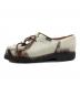 PARABOOT (パラブーツ) ハラコ風チロリアンシューズ ホワイト サイズ:41 1/2：20000円