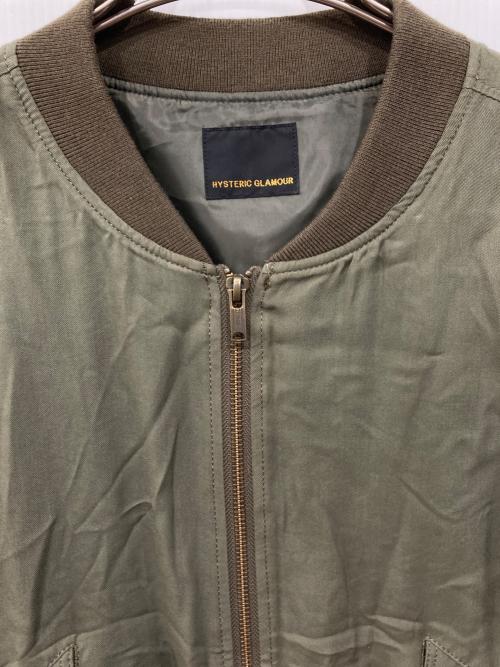 Hysteric Glamour（ヒステリックグラマー）Hysteric Glamour (ヒステリックグラマー) MA-1ジャケット カーキ サイズ:Freeの古着・服飾アイテム