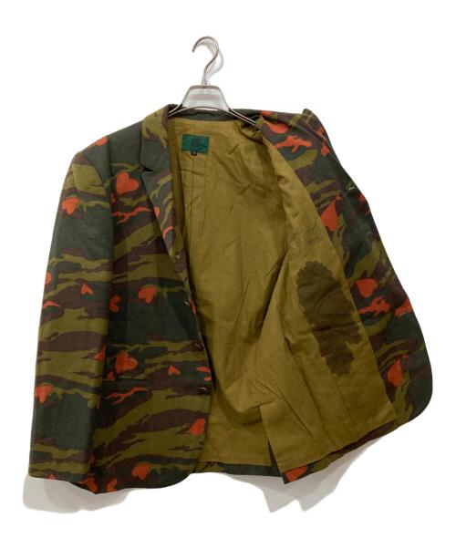 JUNIOR GAULTIER（ジュニアゴルチエ）JUNIOR GAULTIER (ジュニアゴルチエ) カモ柄テーラードジャケット カーキ サイズ:48の古着・服飾アイテム
