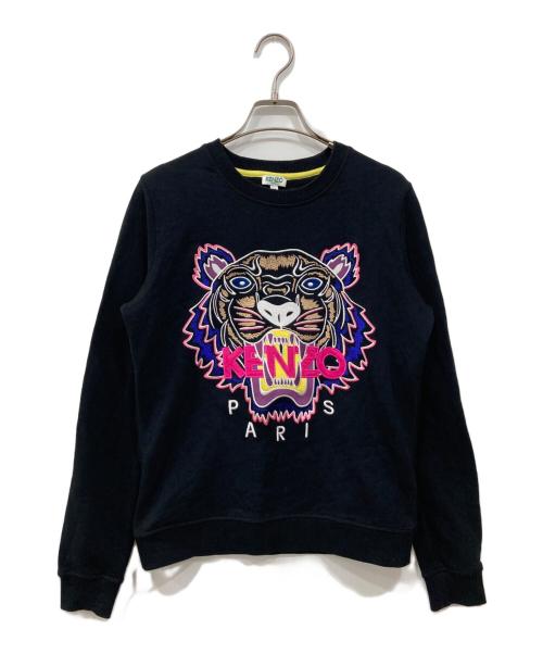 KENZO（ケンゾー）KENZO (ケンゾー) タイガー刺繍スウェット ブラック サイズ:Mの古着・服飾アイテム
