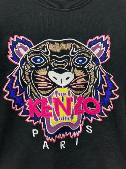 KENZO（ケンゾー）KENZO (ケンゾー) タイガー刺繍スウェット ブラック サイズ:Mの古着・服飾アイテム