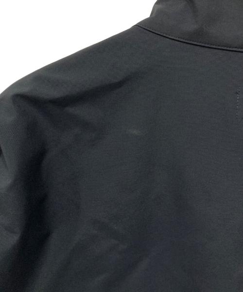 Powderhorn Mountaineering（パウダーホーン マウンテニアリング）Powderhorn Mountaineering (パウダーホーン マウンテニアリング) ナイロンスタンドカラーコート ネイビー サイズ:Lの古着・服飾アイテム