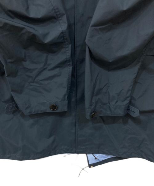 Powderhorn Mountaineering（パウダーホーン マウンテニアリング）Powderhorn Mountaineering (パウダーホーン マウンテニアリング) ナイロンスタンドカラーコート ネイビー サイズ:Lの古着・服飾アイテム