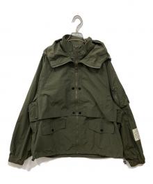 CLUB STUBBORN（クラブスタボーン）の古着「ナイロンフーデッドジャケット」｜カーキ