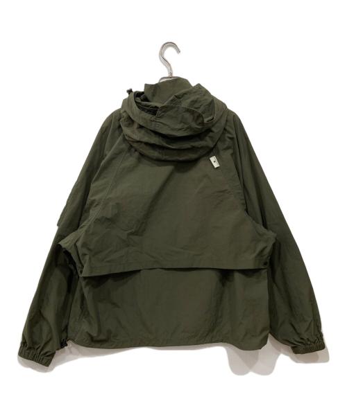 CLUB STUBBORN（クラブスタボーン）CLUB STUBBORN (クラブスタボーン) ナイロンフーデッドジャケット カーキ サイズ:Mの古着・服飾アイテム