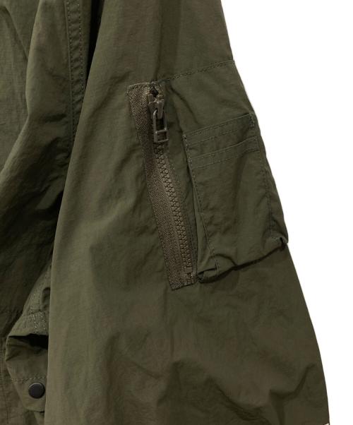 CLUB STUBBORN（クラブスタボーン）CLUB STUBBORN (クラブスタボーン) ナイロンフーデッドジャケット カーキ サイズ:Mの古着・服飾アイテム