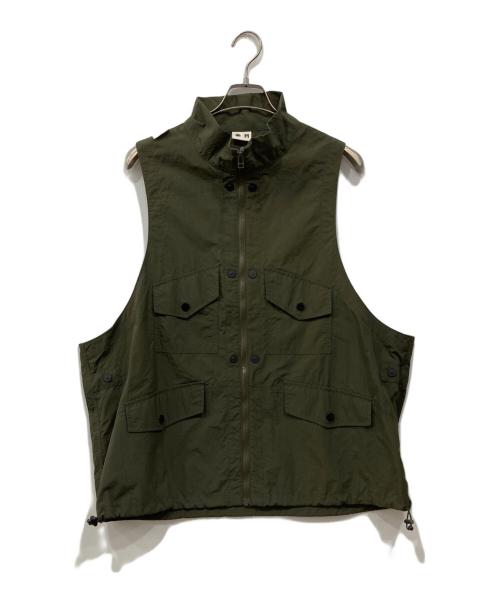 CLUB STUBBORN（クラブスタボーン）CLUB STUBBORN (クラブスタボーン) ナイロンフーデッドジャケット カーキ サイズ:Mの古着・服飾アイテム