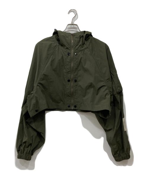 CLUB STUBBORN（クラブスタボーン）CLUB STUBBORN (クラブスタボーン) ナイロンフーデッドジャケット カーキ サイズ:Mの古着・服飾アイテム