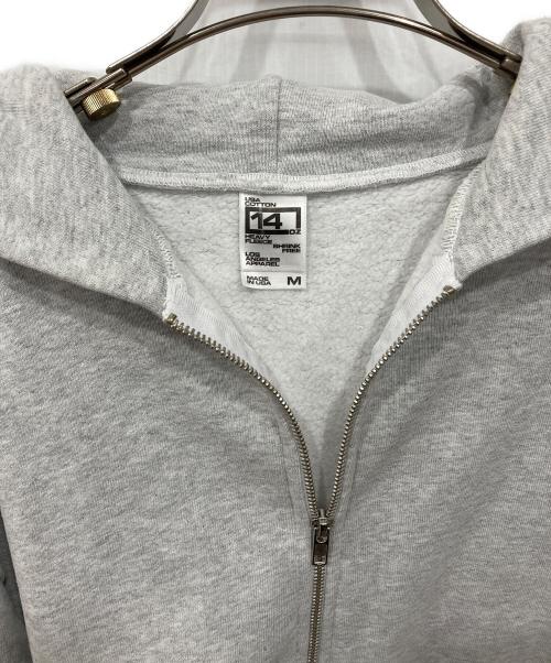 LOS ANGELES APPAREL（ロサンゼルスアパレル）LOS ANGELES APPAREL (ロサンゼルスアパレル) 14oz ヘビー フリース パーカー グレー サイズ:Mの古着・服飾アイテム