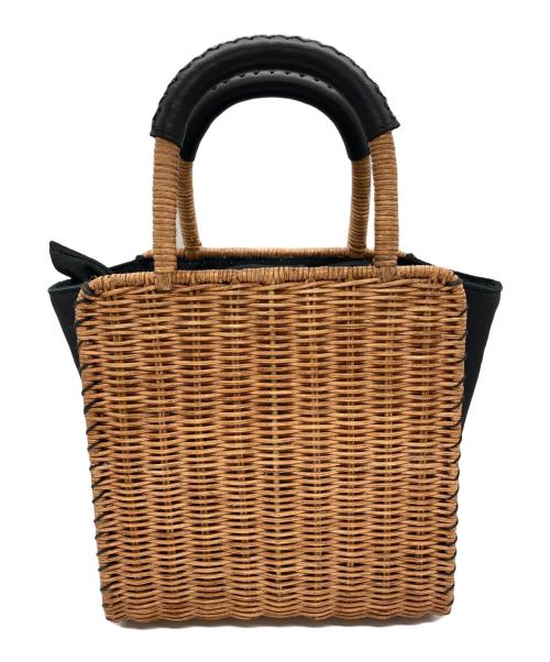 The Bagmati（ザバグマティ）The Bagmati (ザバグマティ) カゴバッグ ベージュ×ブラックの古着・服飾アイテム