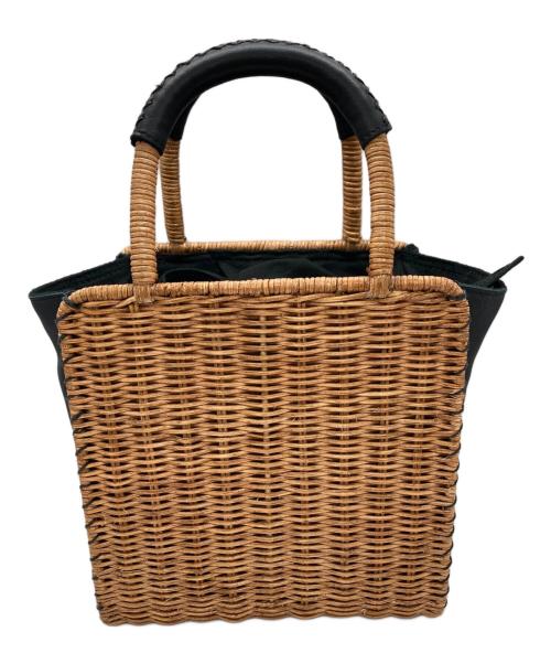 The Bagmati（ザバグマティ）The Bagmati (ザバグマティ) カゴバッグ ベージュ×ブラックの古着・服飾アイテム