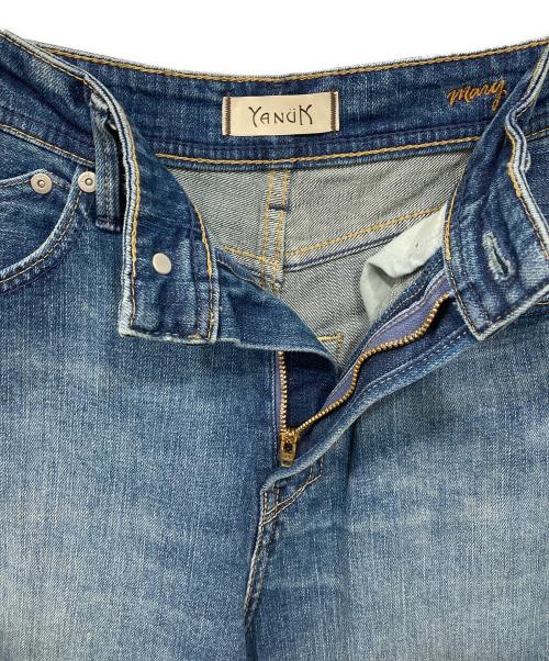 YANUK（ヤヌーク）YANUK (ヤヌーク) バギーストレートデニムパンツ インディゴ サイズ:W22の古着・服飾アイテム