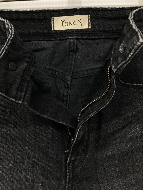 YANUK（ヤヌーク）YANUK (ヤヌーク) ブーツカットデニムパンツ ブラック サイズ:21の古着・服飾アイテム